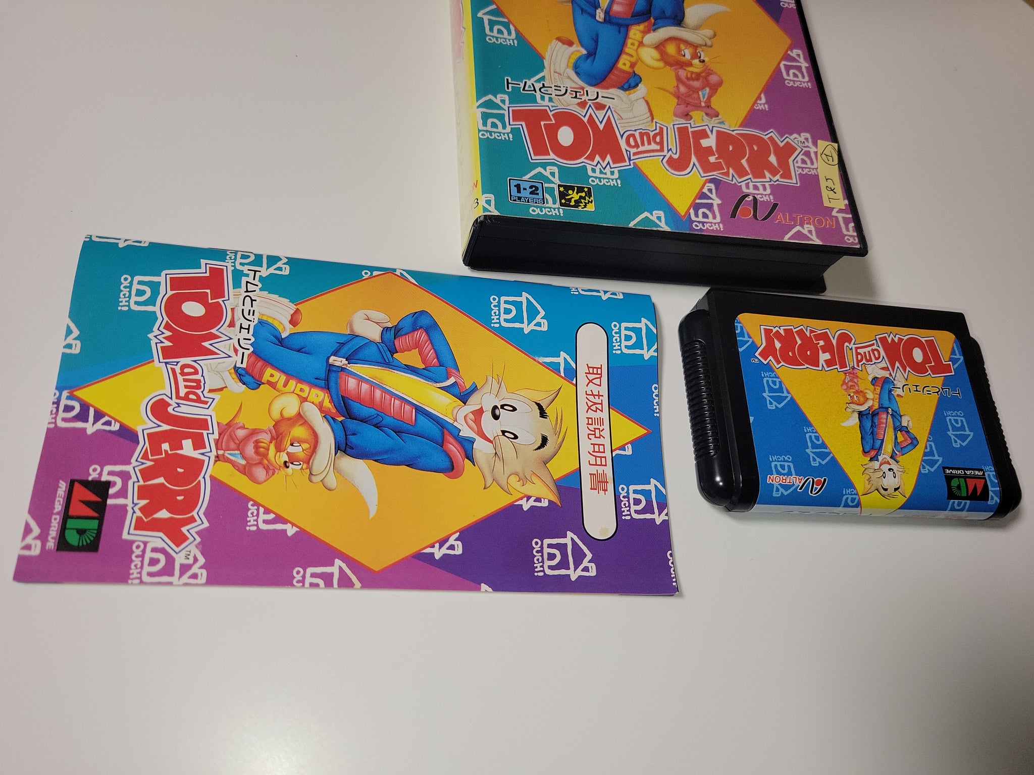 MEGA DRIVE メガドライブ TOM and JERRY トムとジェリー ユーズド Tom