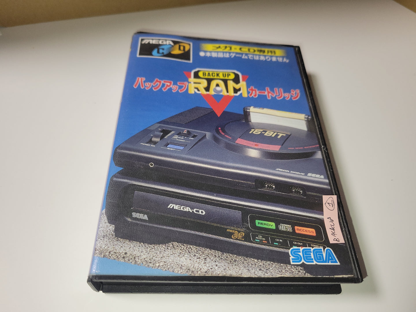 mega cd BACK UP RAM CARTRIDGE - Sega MD MegaDrive