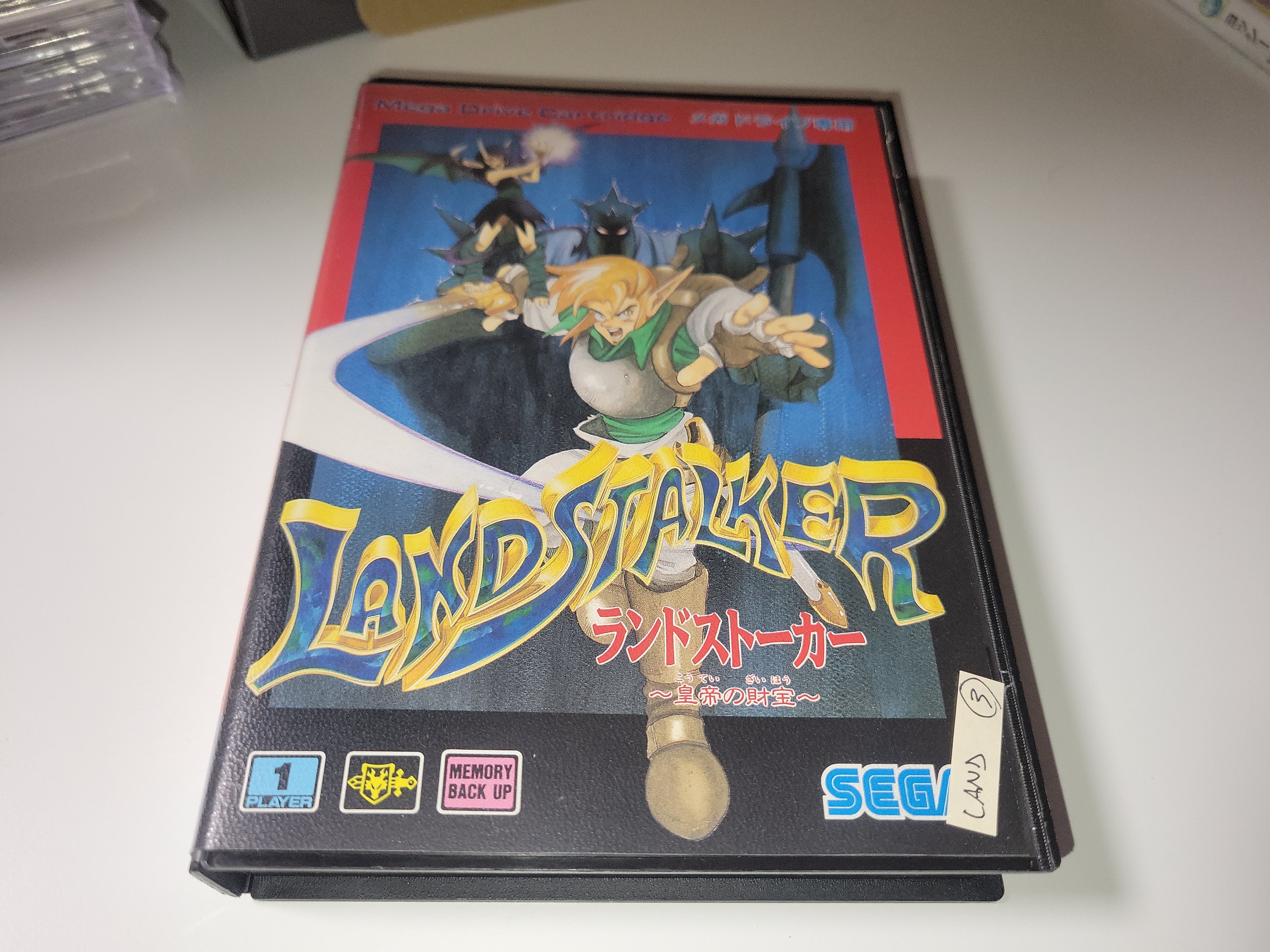 Landstalker Koutei no Zaihou Megadrive NTSC-J Japan Import Landstalker Koutei no Zaihou Megadrive NTSC-J Japan Import