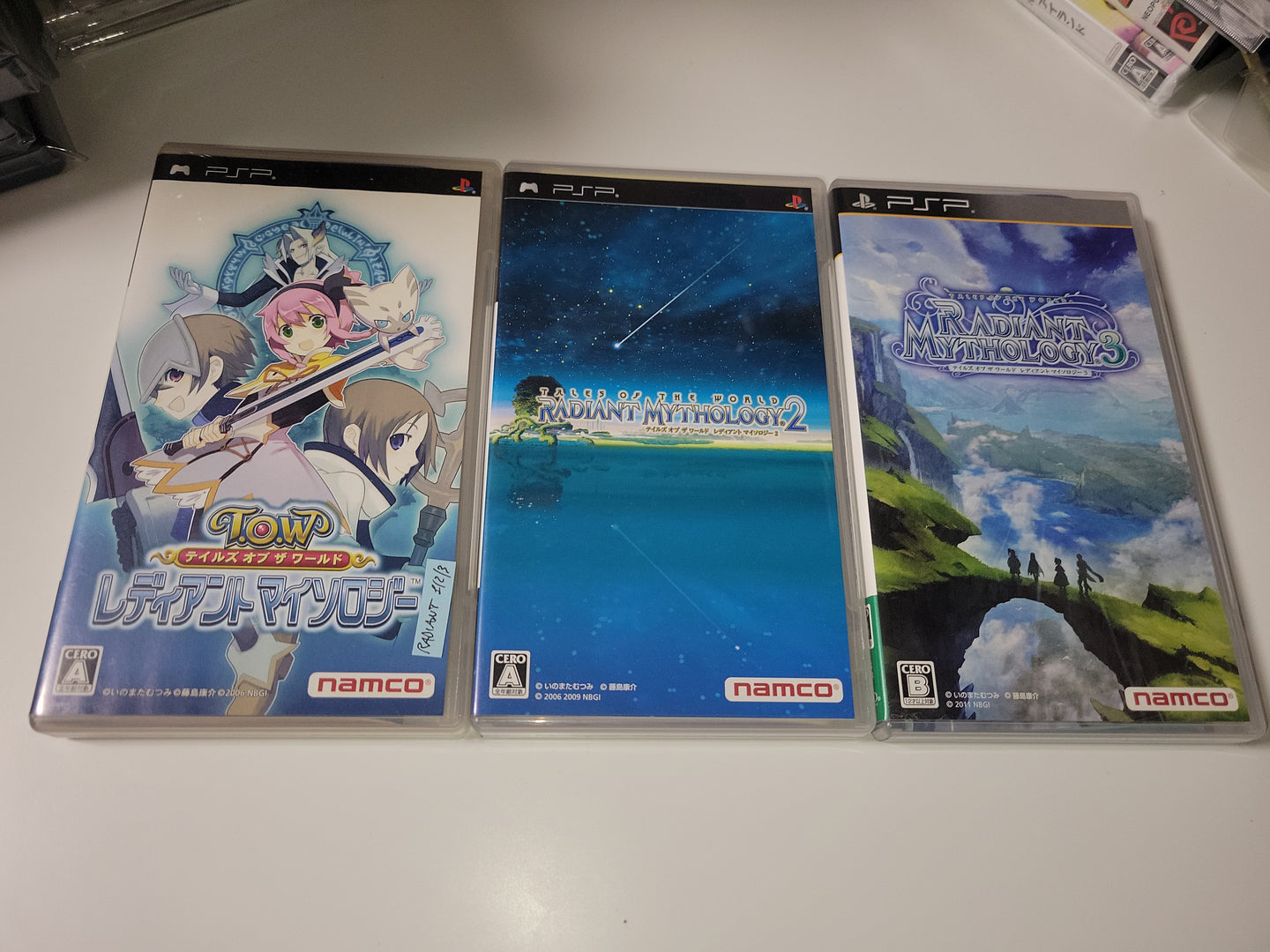 Tales of the World: Radiant Mythology 1/2/3 - Sony PSP Playstation Portable