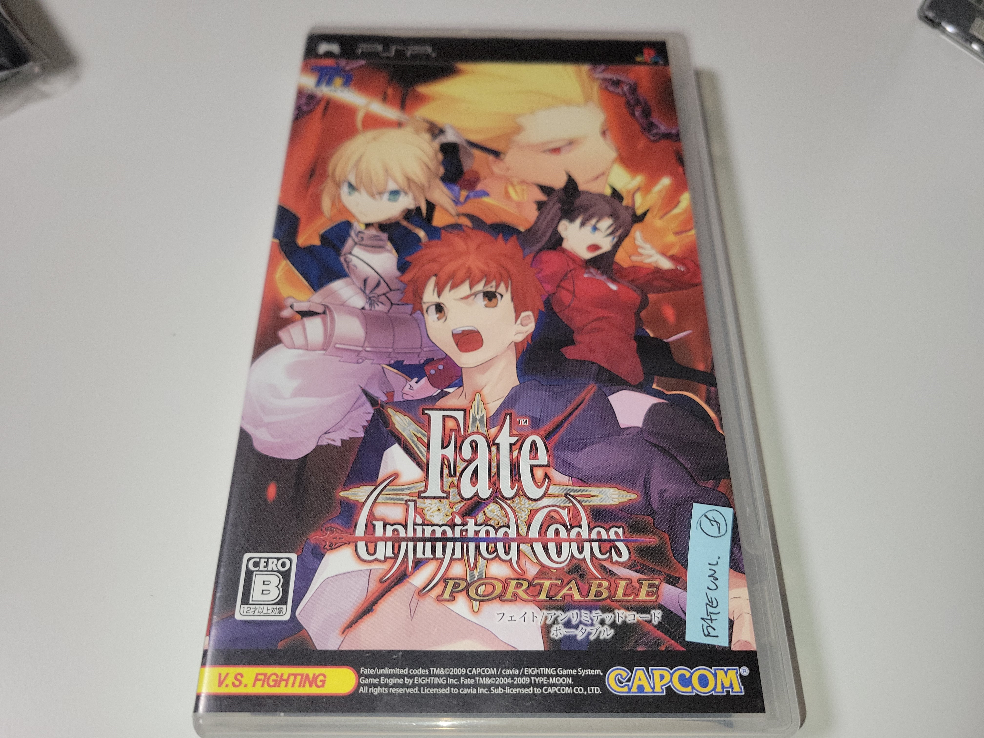 FATE / Unlimited Codes - Sony PSP Playstation Portable – The Emporium ...