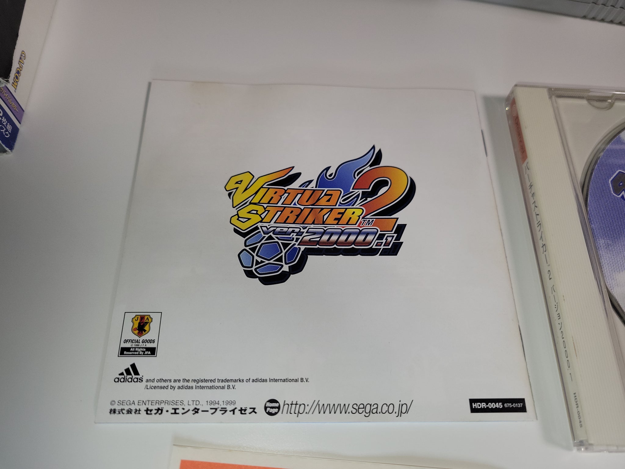 VIRTUA STRIKER 2 VERSION 2000.1 SEGA DREAMCAST (DC) PAL-EURO VIRTUA STRIKER 2 VERSION 2000.1 SEGA DREAMCAST (DC) PAL-EURO