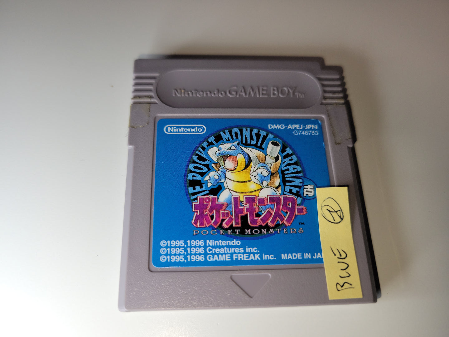 Pokemon Blue cart only - Nintendo GB GameBoy