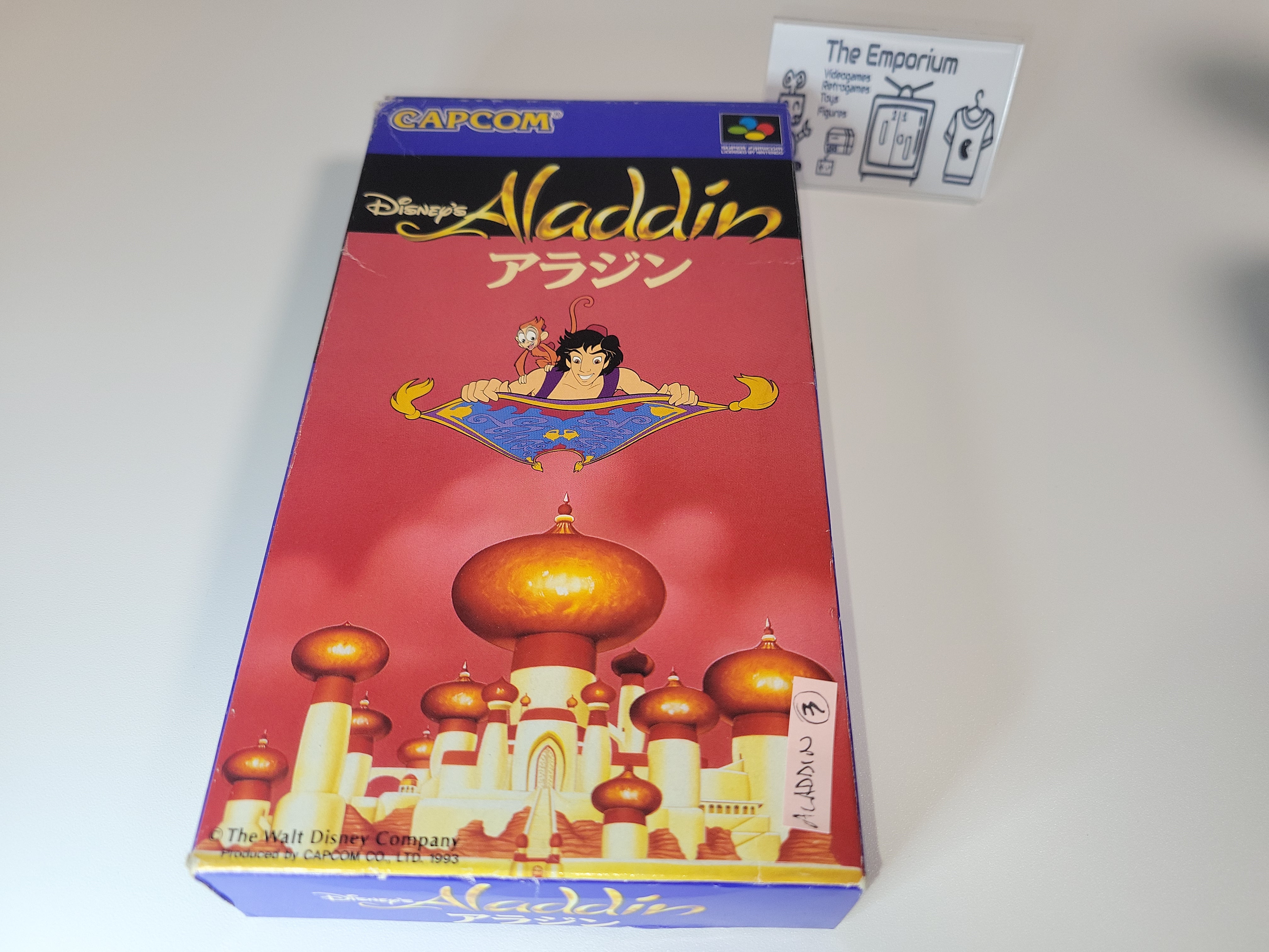 Aladdin Retro Disney's Aladdin - Nintendo Sfc Super Famicom – The Emporium RetroGames ...