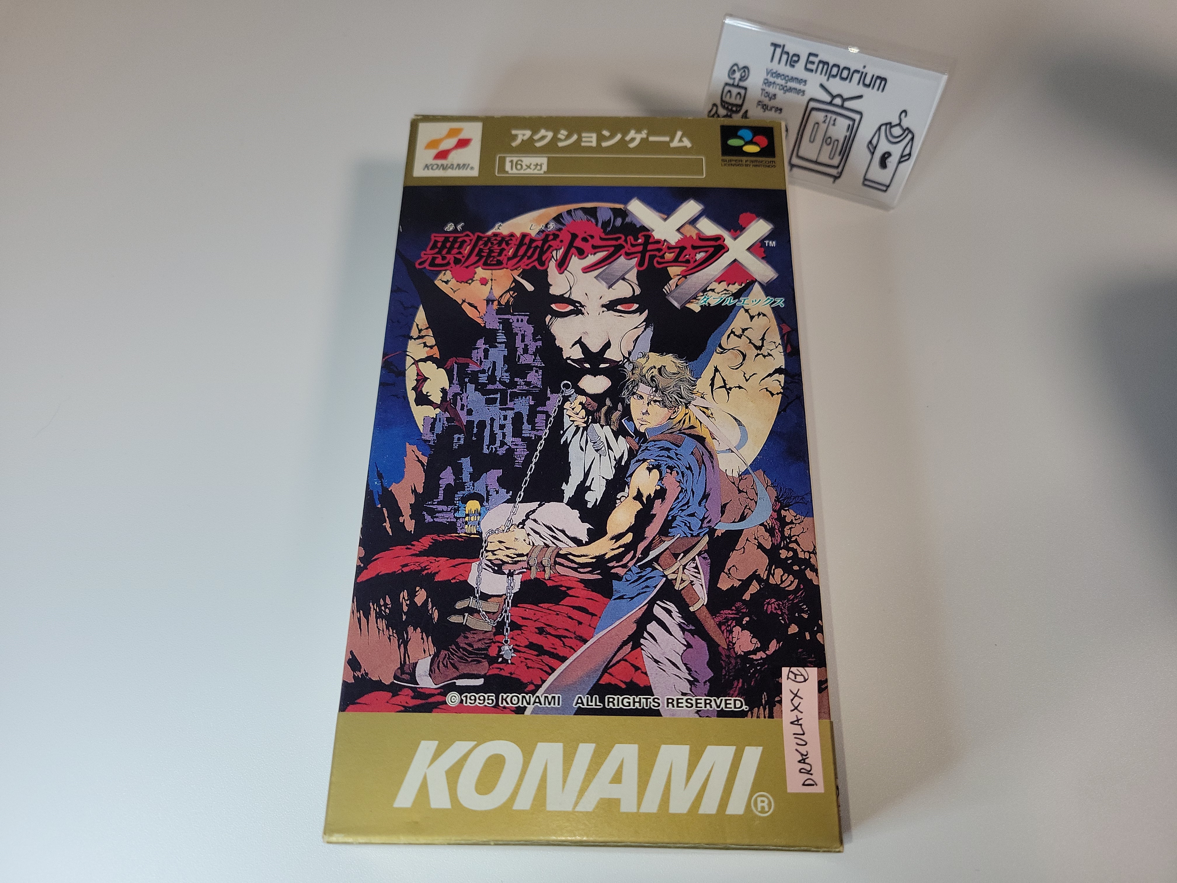 AKUMAJO DRACULA CASTLEVANIA KONAMI SFC SUPER FAMICOM IMPORT