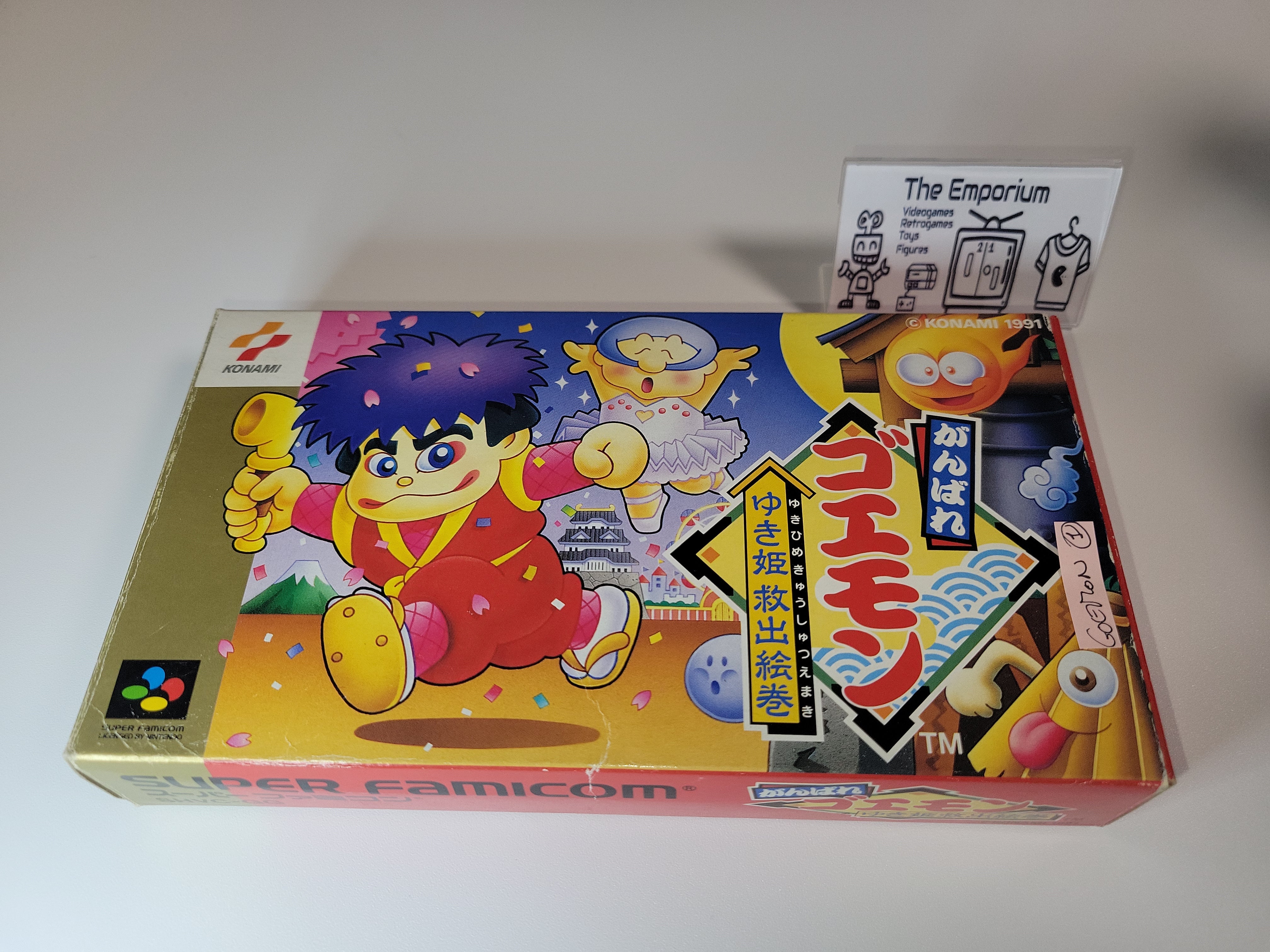 GANBARE GOEMON KONAMI SFC SUPER FAMICOM JAPAN MINT IN BOX GANBARE GOEMON KONAMI SFC SUPER FAMICOM JAPAN MINT IN BOX