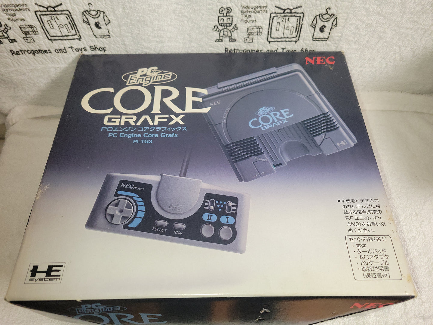 Pc Engine CoreGrafx Console - Nec Pce PcEngine