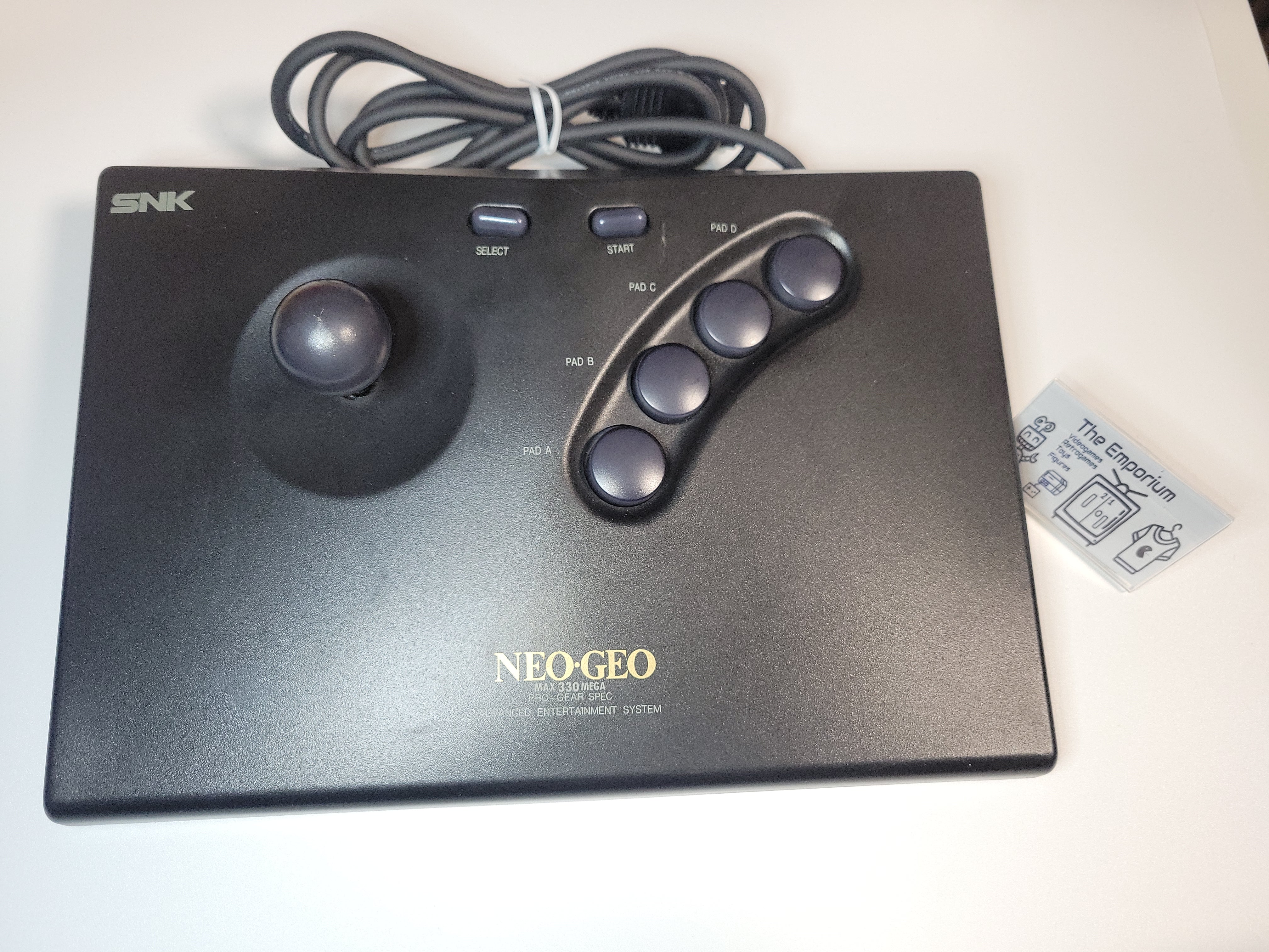 NEO GEO Fighting JOY STICK Controller AES ROM Used F/S set of two NEO GEO Fighting JOY STICK Controller AES ROM Used F/S set of two