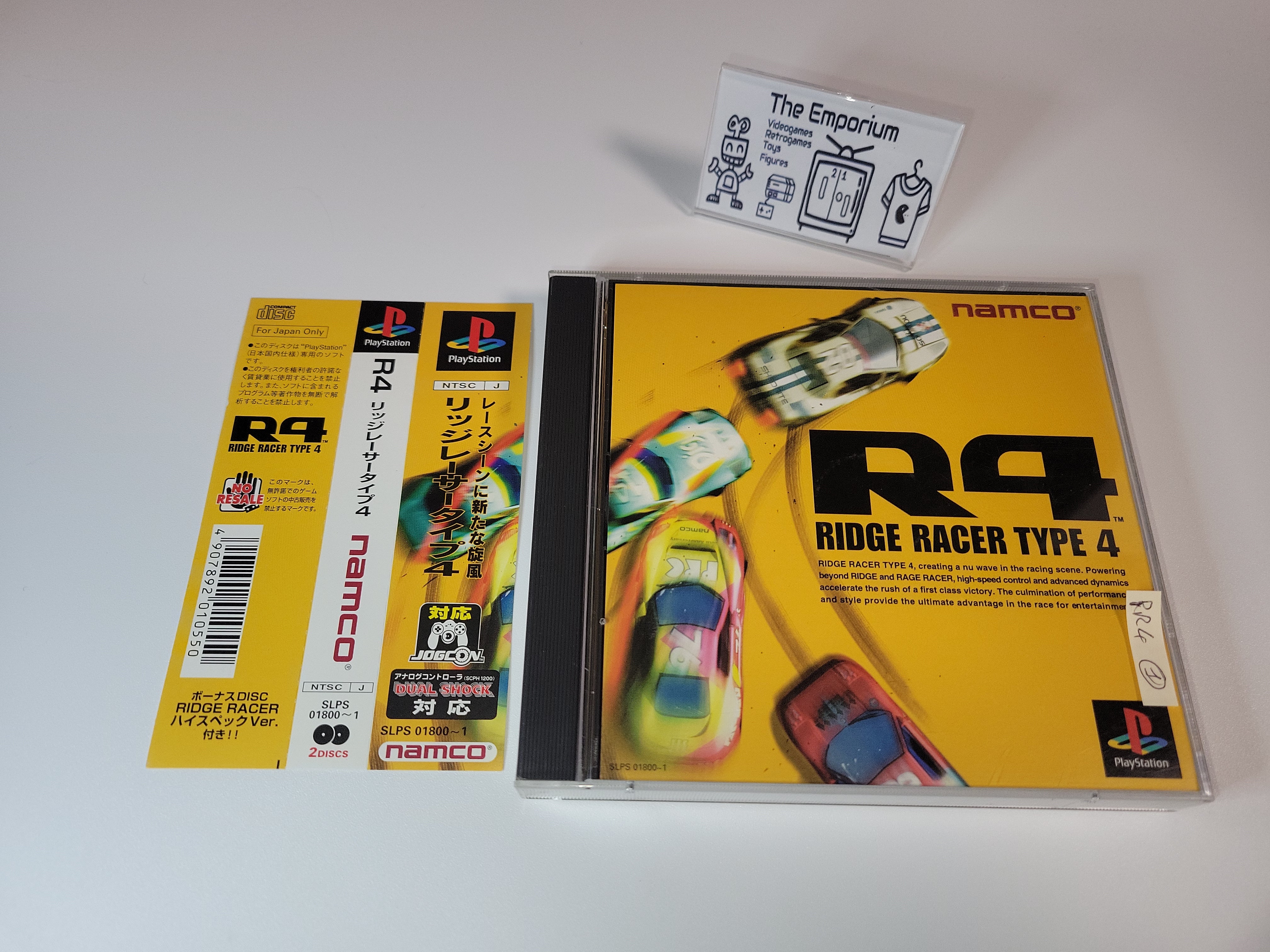 Ridge Racer Ps1 Ridge Racer Type4 - Sony PS1 Playstation – The Emporium RetroGaming Shop