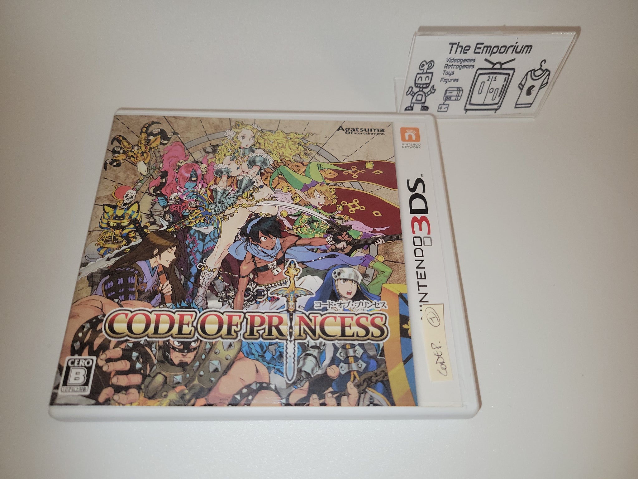 Code of Princess - Nintendo 3Ds N3DS – The Emporium RetroGaming Shop