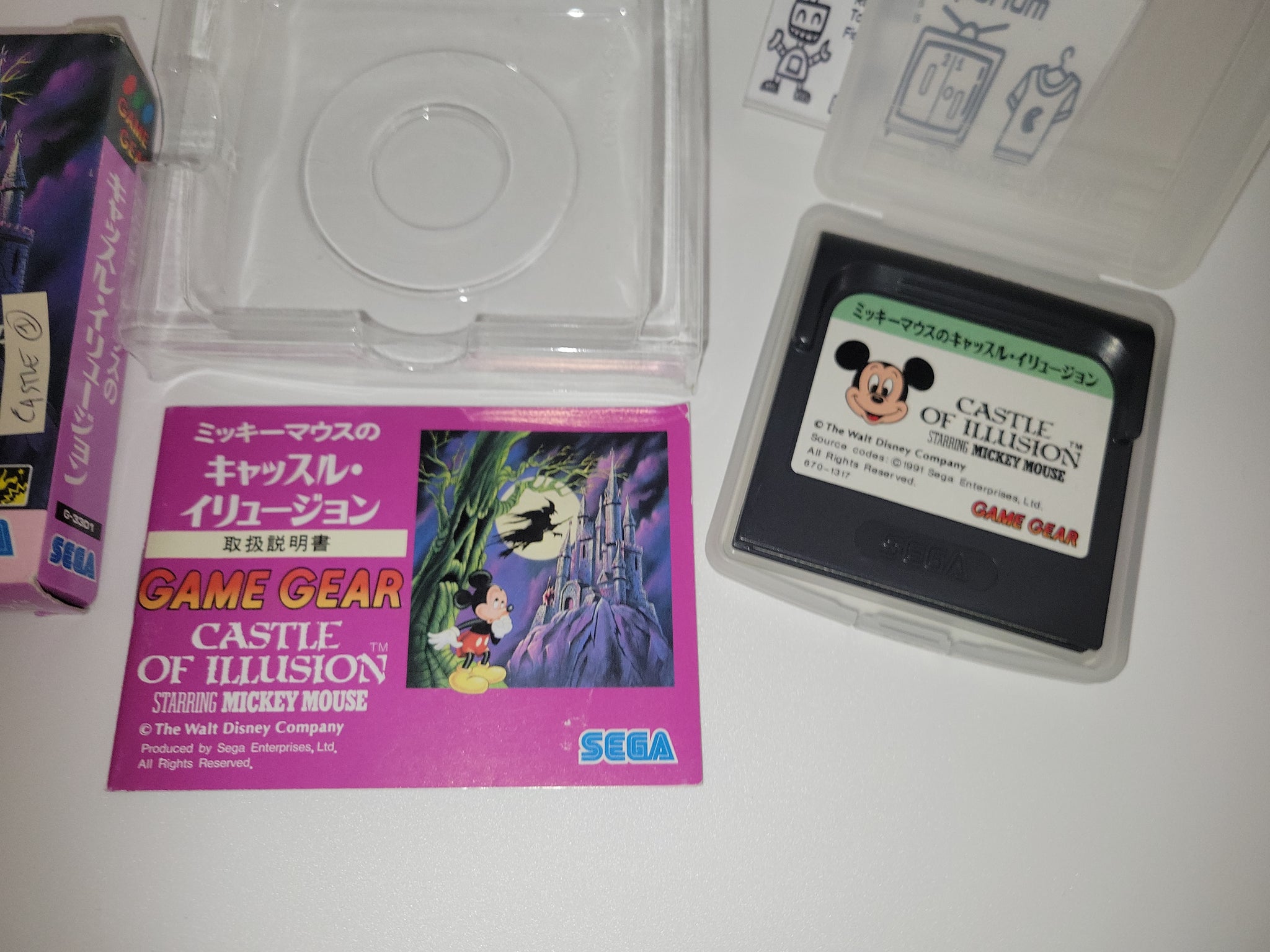 mickey mouse sega game gear Castle of Illusion Starring Mickey Mouse