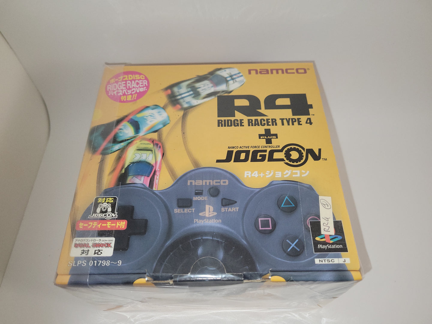 Ridge racer Type4 + JogCon set - Sony PS1 Playstation