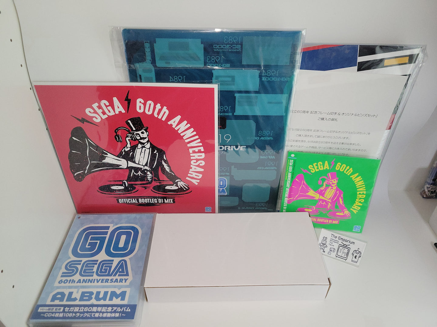 SEGA Sound Team GO SEGA 60th ANNIVERSARY soundtrack + extra soundtrack + stamps + pins frame limited edition complete set - Music cd soundtrack