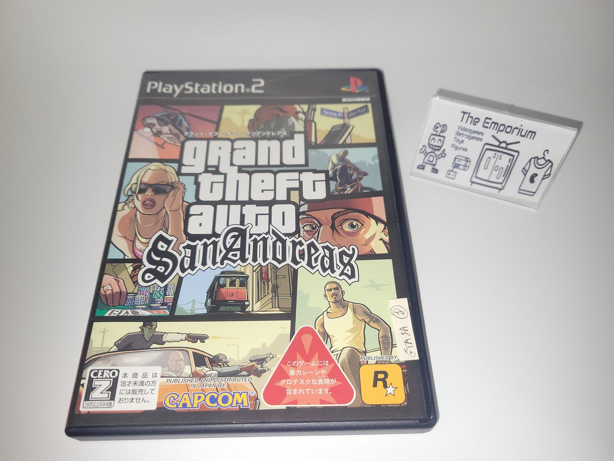 Grand Theft Auto GTA: San Andreas Sony PlayStation 2 Complete manual Ver 1  Ps2
