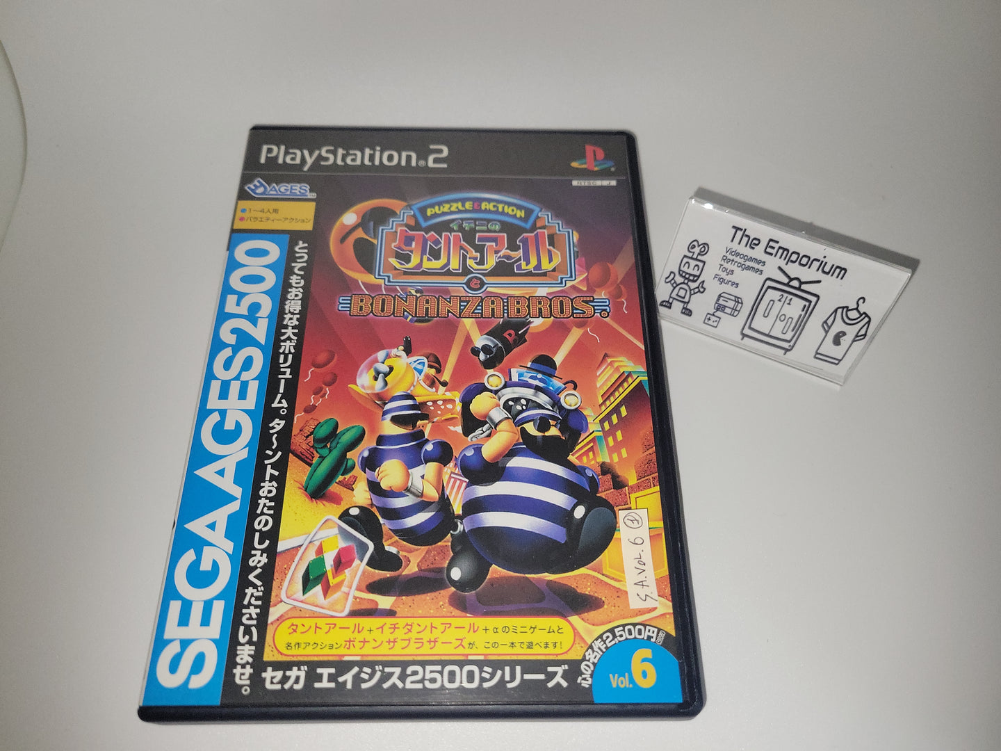 Sega AGES 2500 Series Vol. 6 Bonanza Bros. & Tant-R - Sony playstation 2