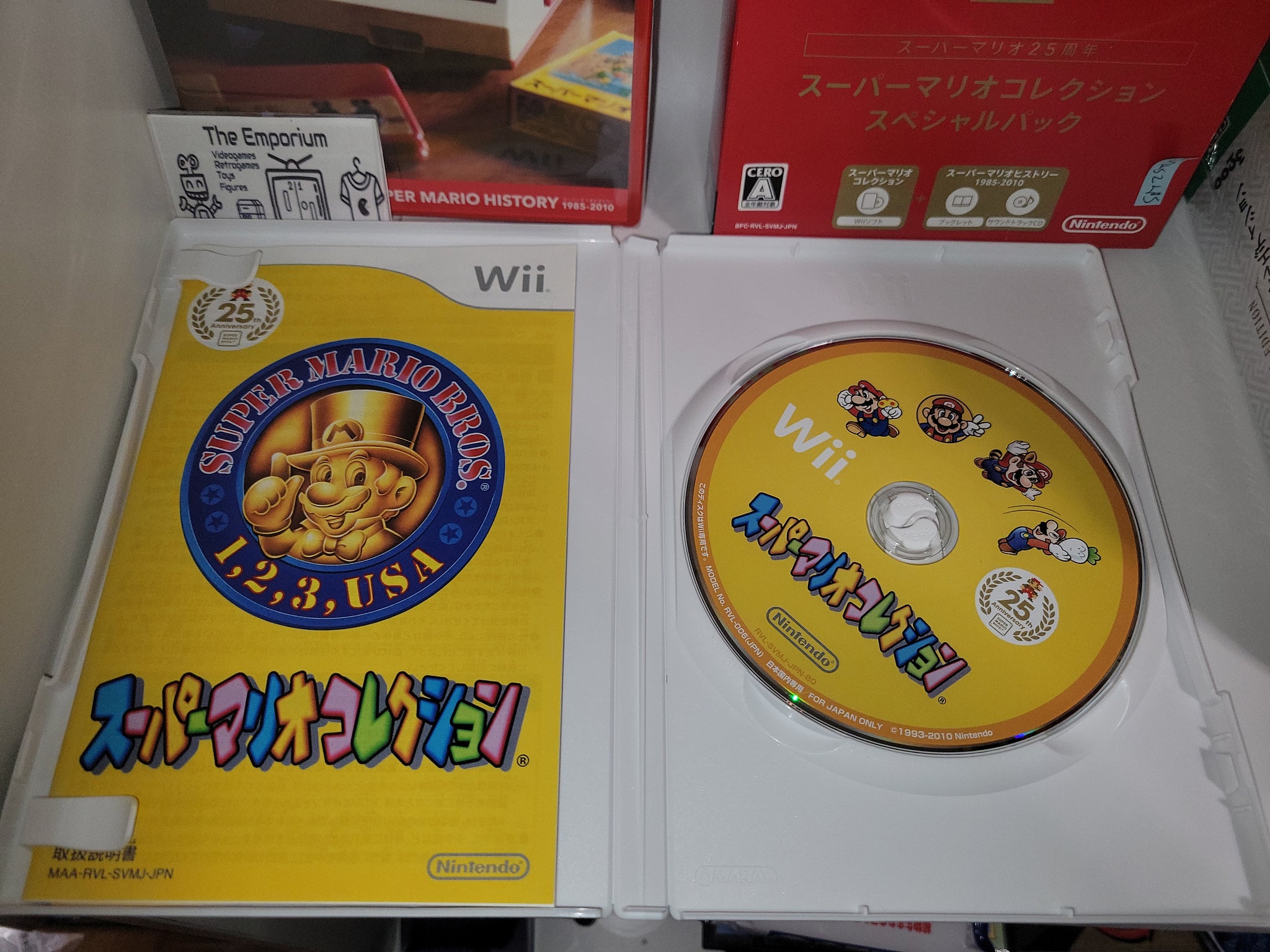 Nintendo Wii video game Super Mario Bros All Stars 25th Anniversary – La Roue du Passé