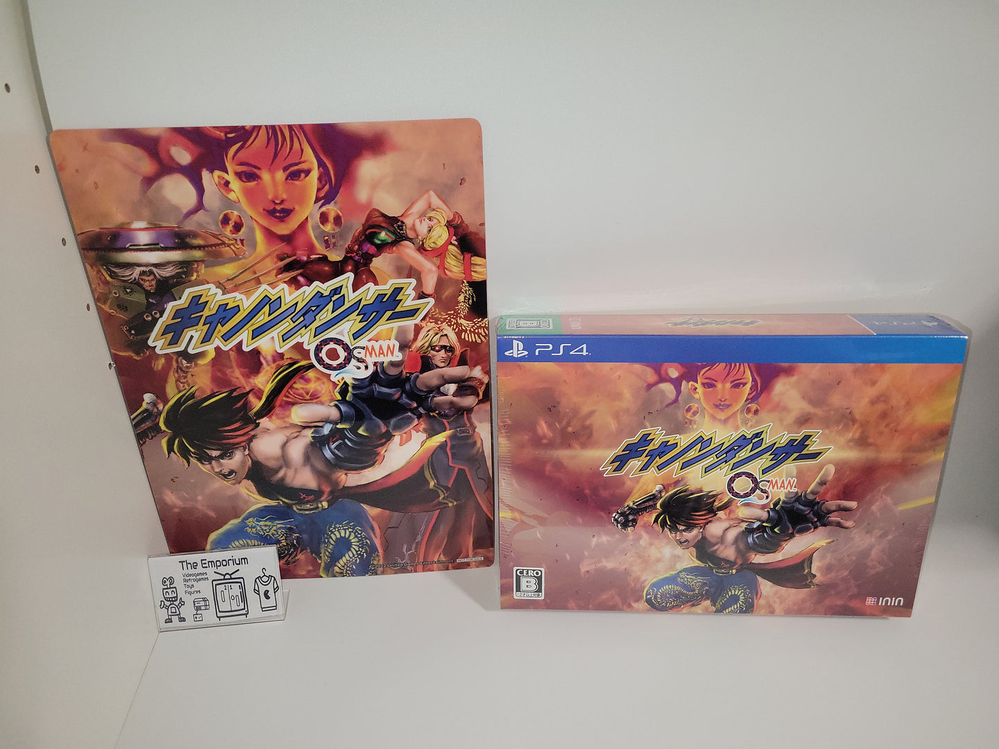 Cannon Dancer OSMAN limited edition + Shitajiki - Sony PS4 Playstation 4
